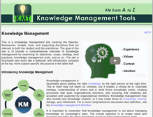 Tablet Screenshot of knowledge-management-tools.net